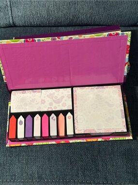 Floral & Owl themed sticky notes and tabs set